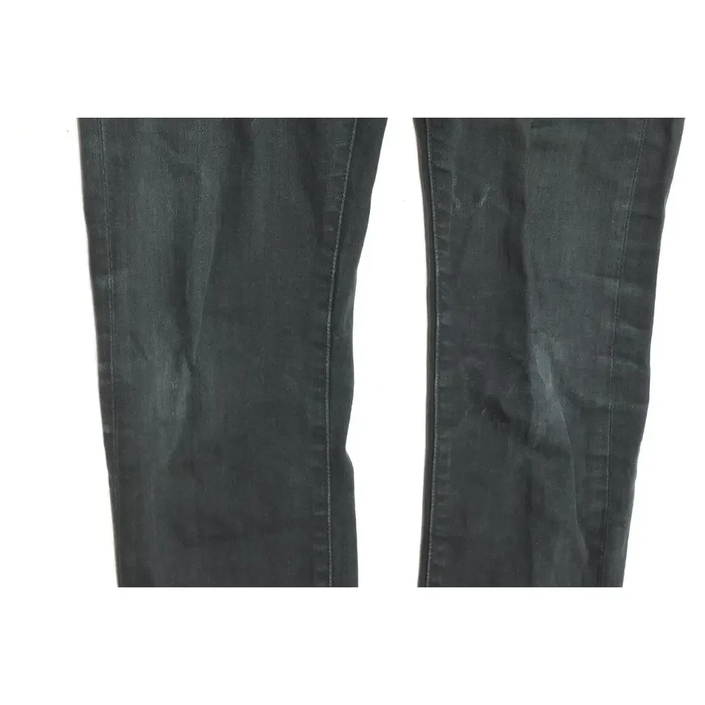 Levis Premium 510 Jeans Mens 34x34 Black Skinny Fit Tapered Leg Cotton Denim